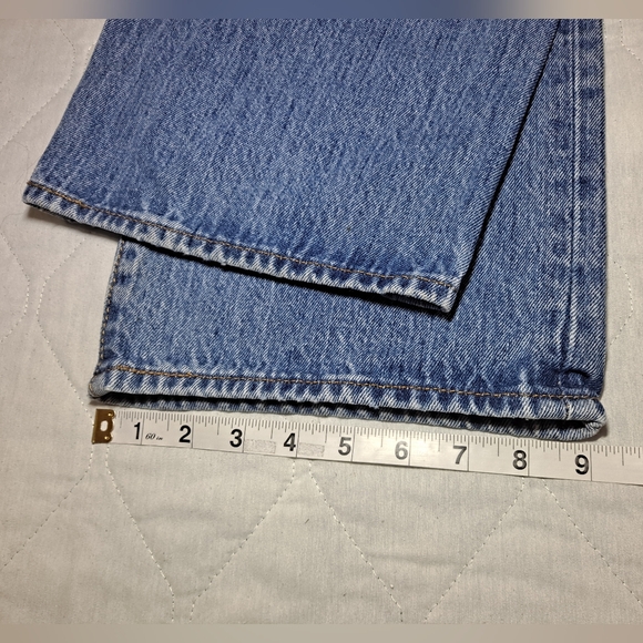 Levi's 501 Button-Fly Jeans Men's 40x30 Blue Denim Straight 5-Pkt Original-Fit - Picture 11 of 11